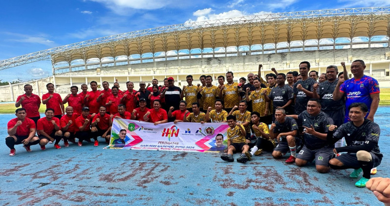 Peringati HPN 2024, PWI Kukar Gelar Trofeo Sepakbola Bersama Pemkab dan DPRD